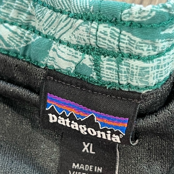 Patagonia XL Fully Lined Fish Pattern Swim Trunks - Picture 6 of 7